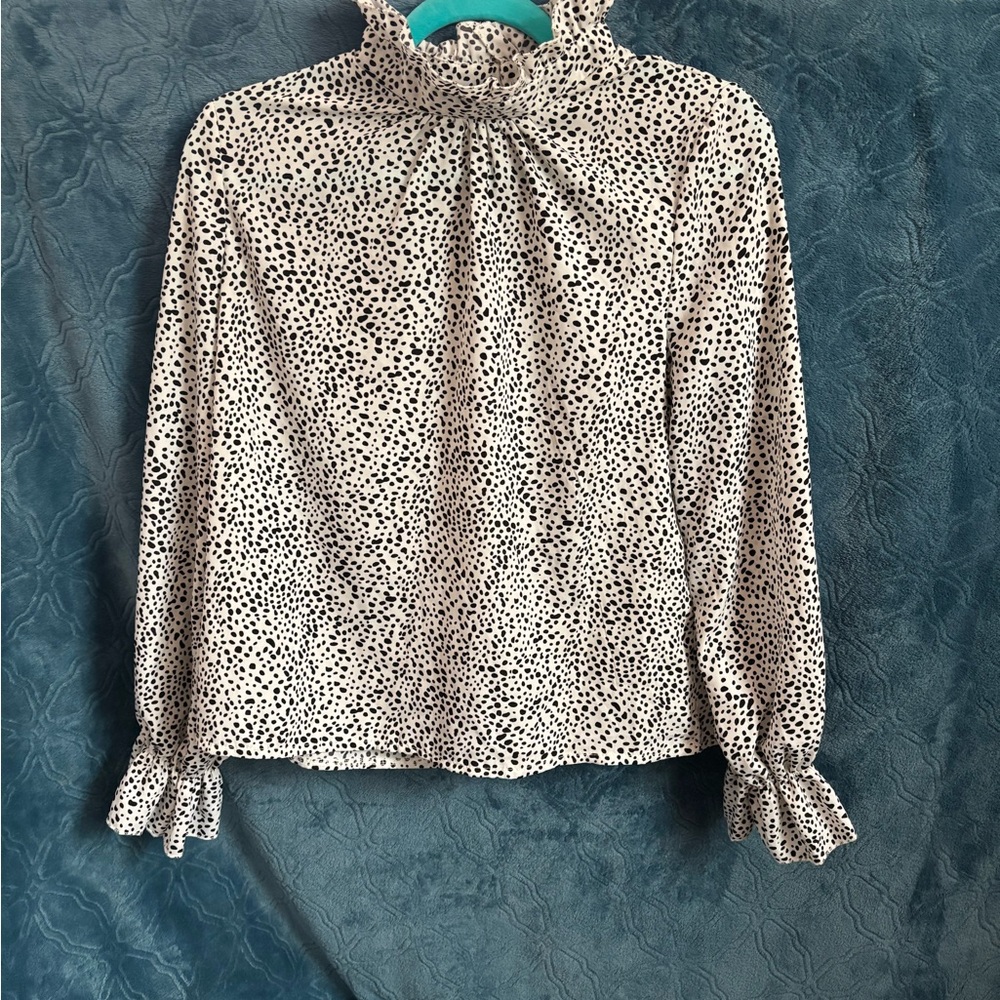 Cow print top